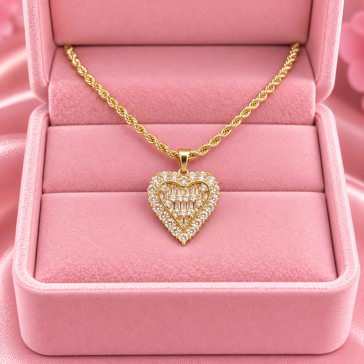 Gold Heart Chain
