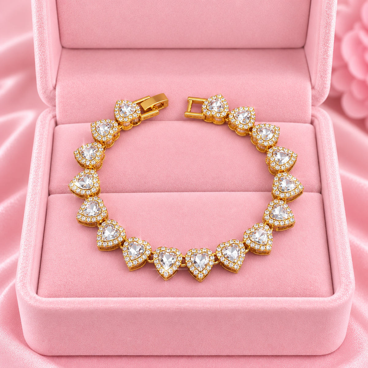 Gold Heart Bracelet