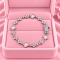 Pink Clover Bracelet