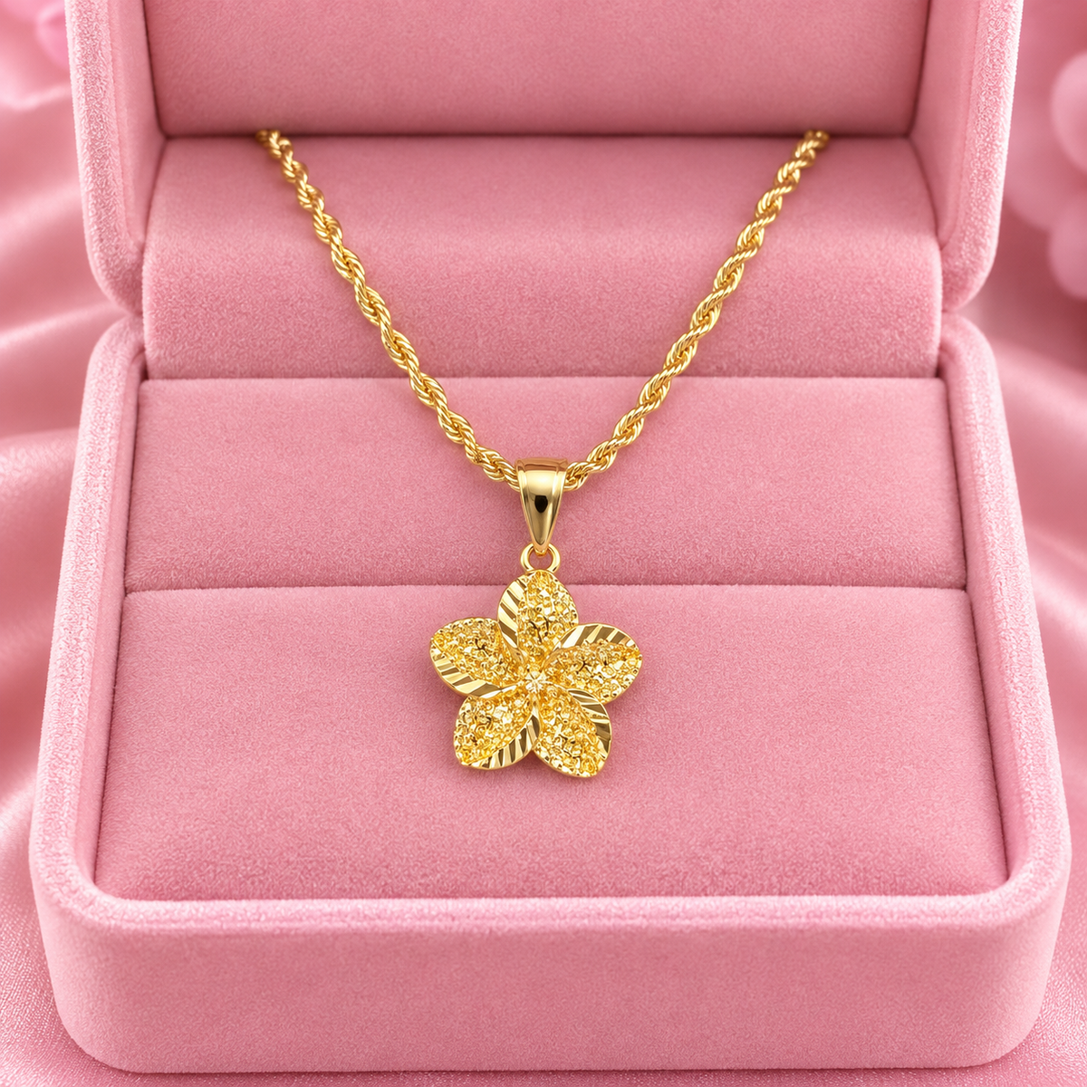 Gold Flower Necklace